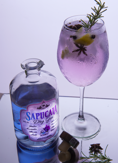 gin sapucaia buttterfly drink